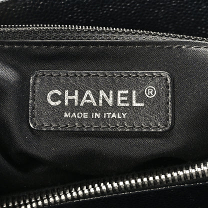 Chanel Caviar Quilted Grand Shopping Tote GST Black 7 of 10