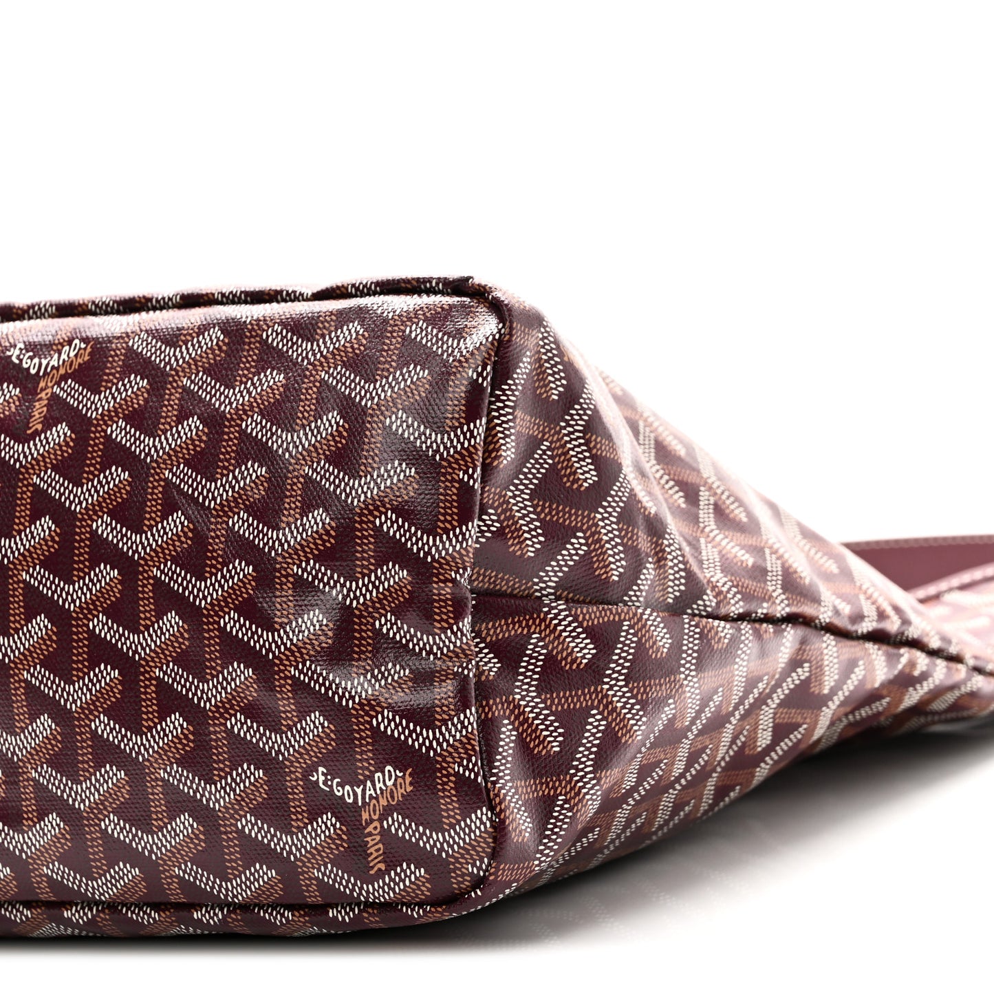 Goyardine Boheme Hobo Burgundy