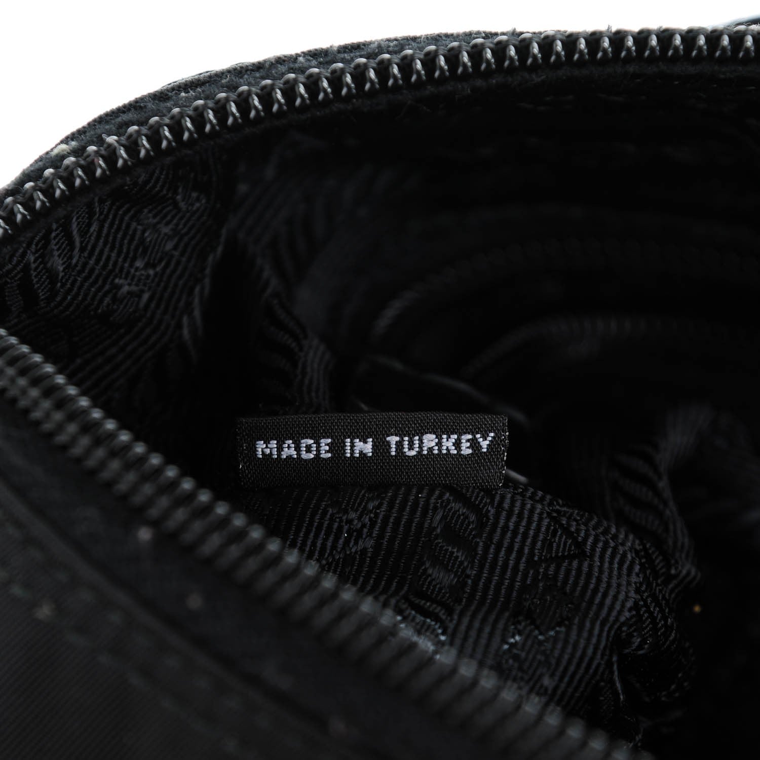 Prada Tessuto Nylon Small Flat Messenger Bag Black 7 of 8