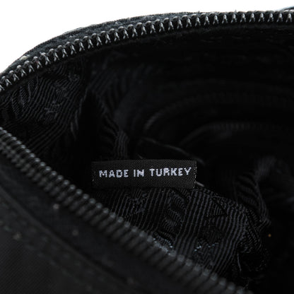 Prada Tessuto Nylon Small Flat Messenger Bag Black 7 of 8