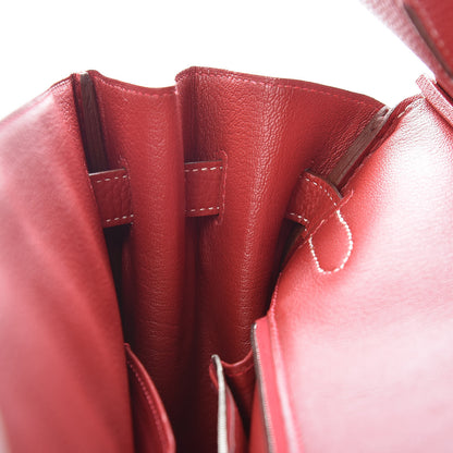 Hermes Togo Horseshoe Birkin 35 Rouge Garance 14 of 42