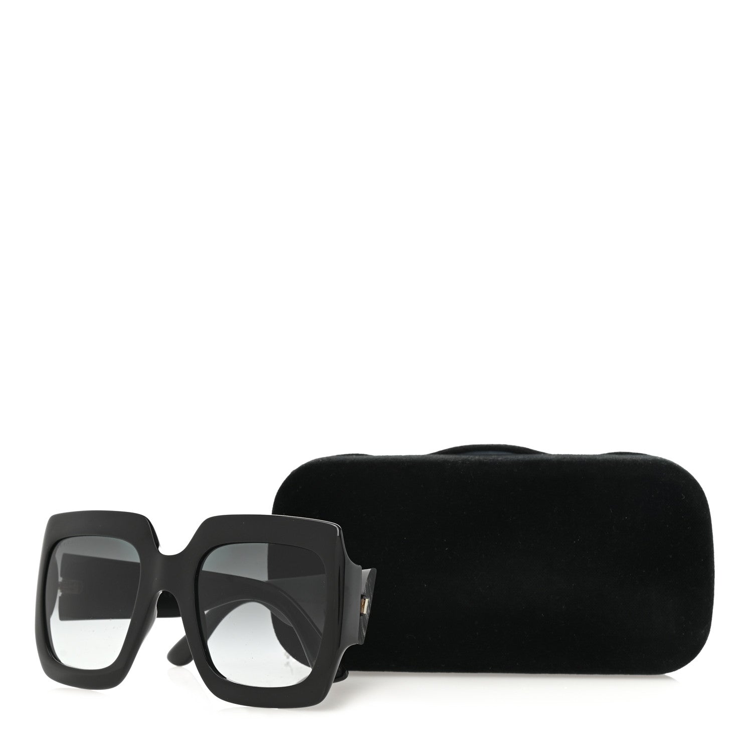 Gucci Acetate Square Frame Sunglasses GG0053S Black 8 of 8