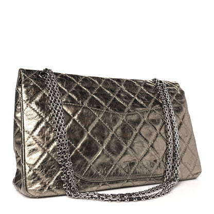 Chanel Metallic Aged Calfskin Quilted 2.55 Reissue 227 Flap Gold 3 of 11