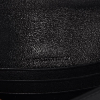 Saint Laurent Calfskin Monogram Tri Pocket Crossbody Bag Black 9 of 10