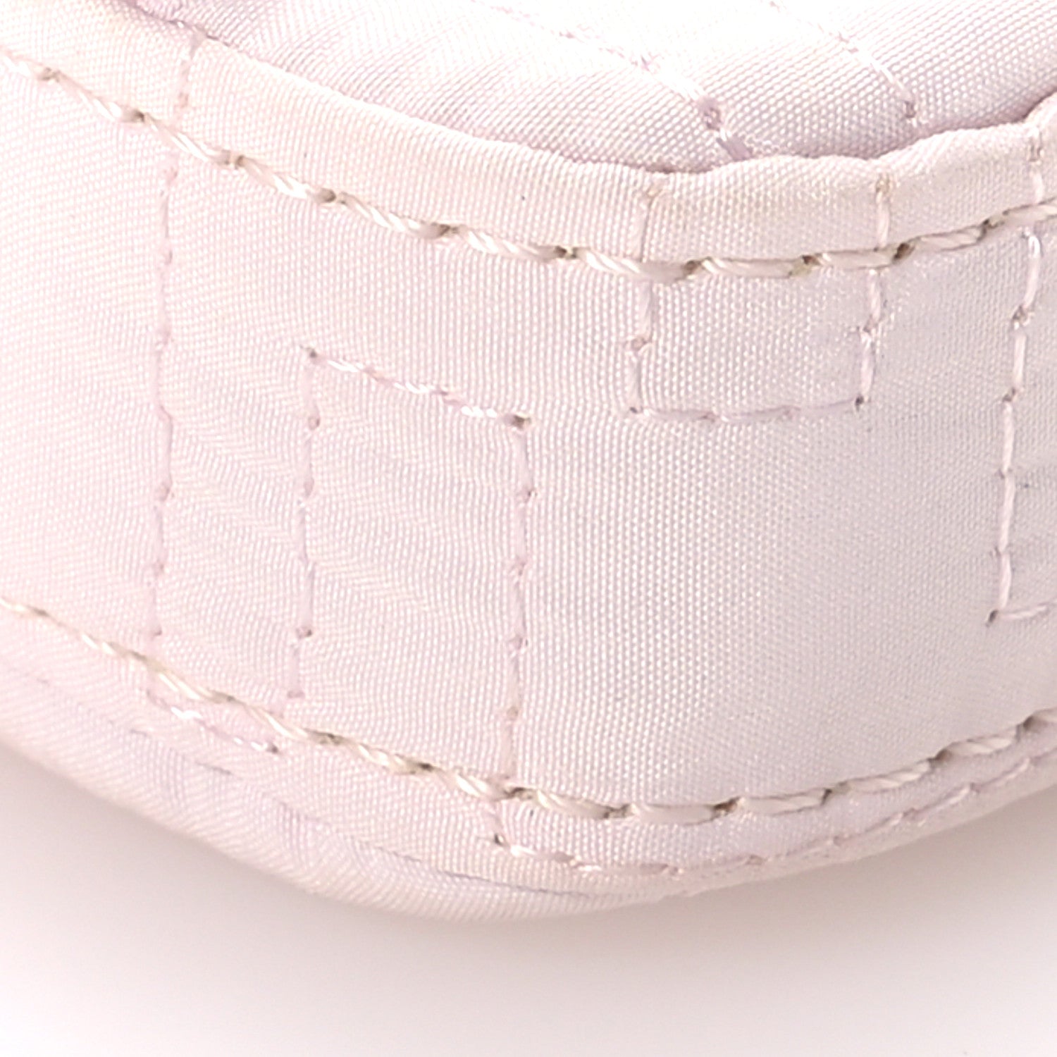 Fendi Nylon Nappa FF Embroidered Nano Baguette Maxi Handle Charm Light Pink 9 of 11