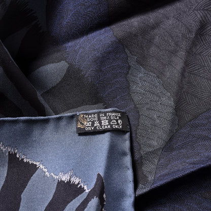 Hermes Silk Zebra Pegasus Pocket Square 5 of 5