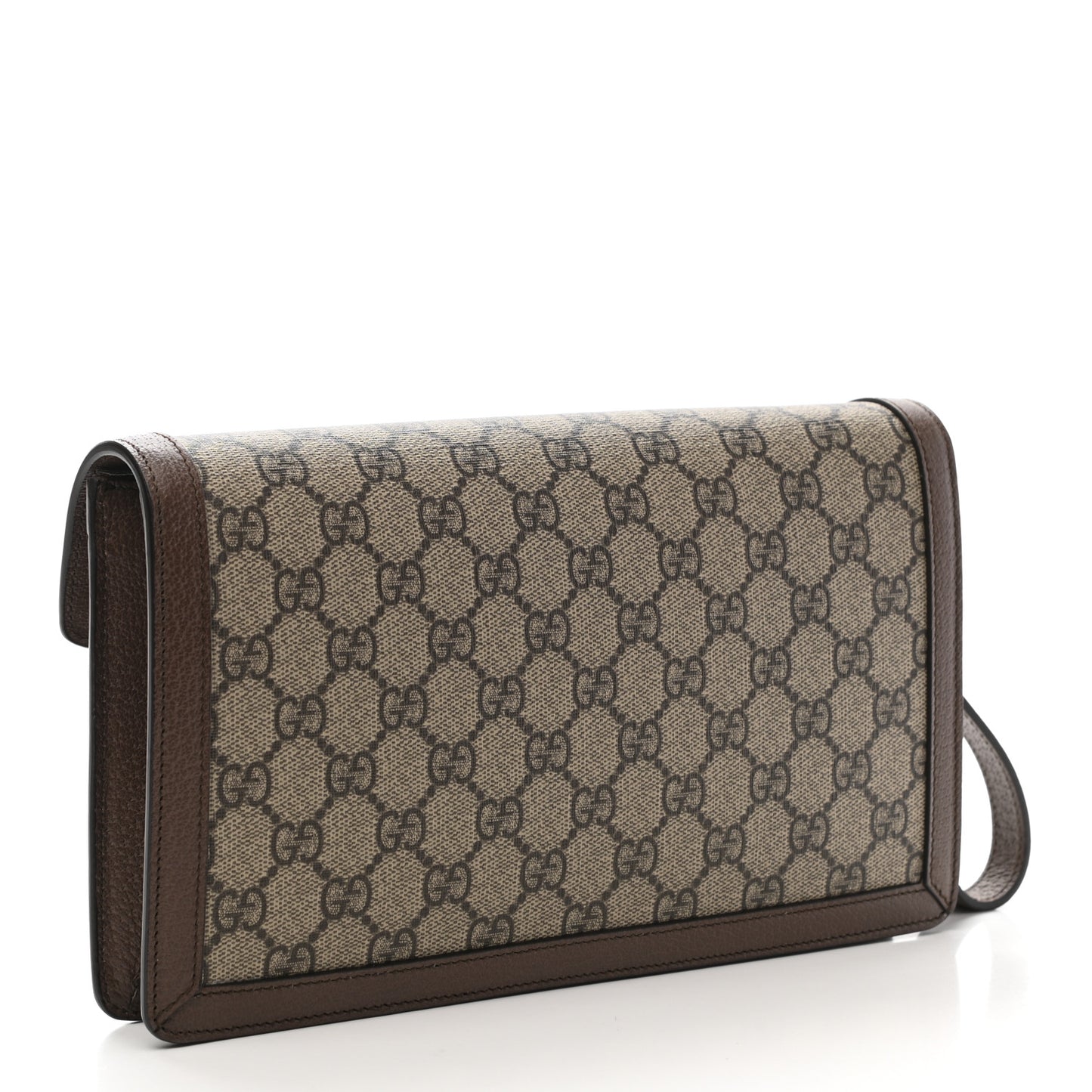 GG Supreme Monogram Dionysus Clutch Wristlet Beige New Acero