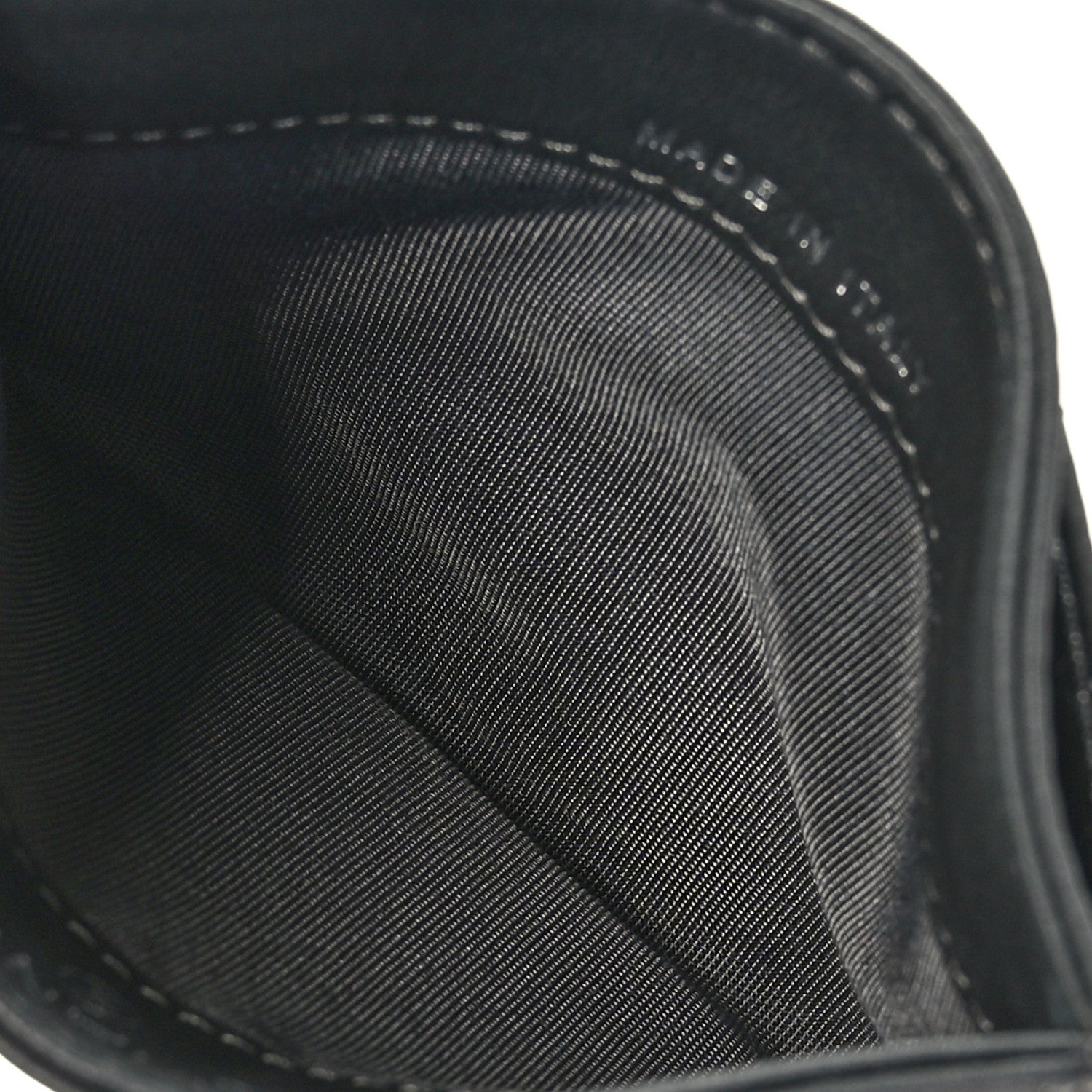 Chanel Lambskin Crystal Camellia Embossed Card Holder Black 9 of 9