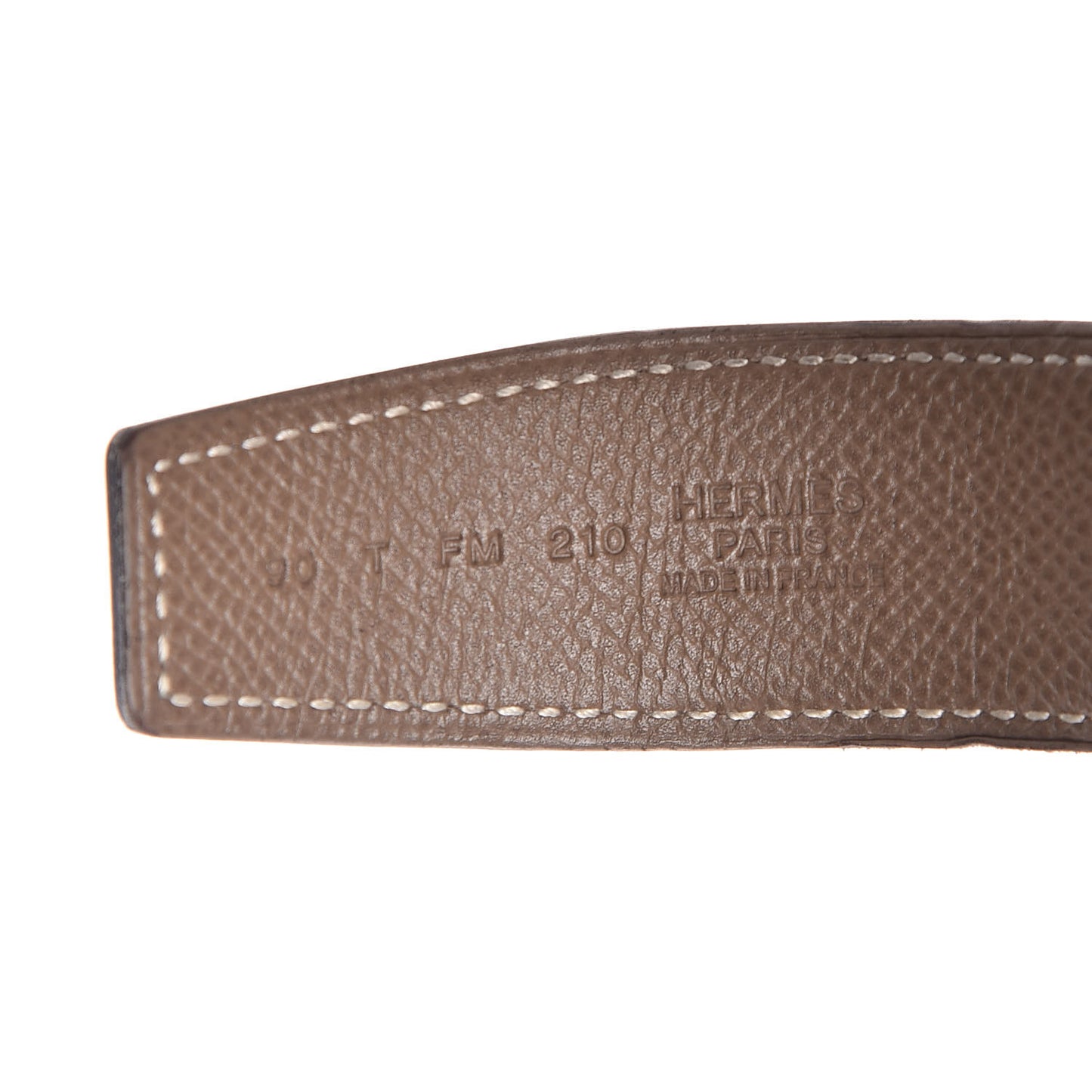 Box Espom Collier De Chien CDC Belt 90 Black Etoupe