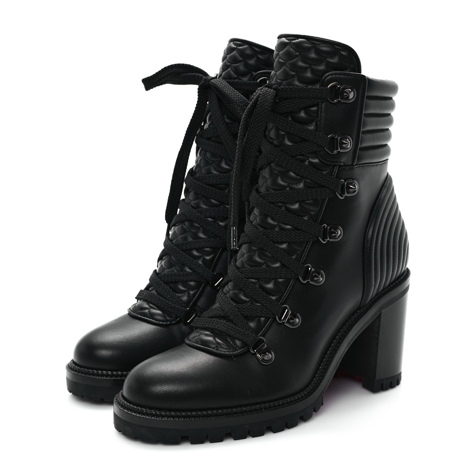 Christian Louboutin Nappa Mad 70 Ankle Boots 35.5 Black 4 of 10
