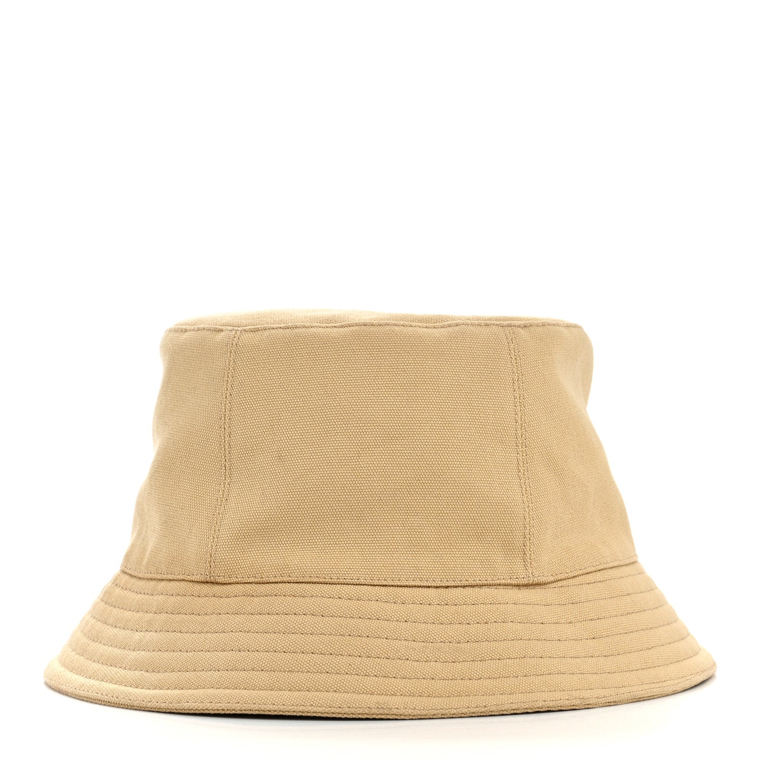 Hermes Cotton Canvas Calvi Seashell Bucket Hat 57 Naturel 4 of 9
