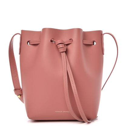 Mansur Gavriel Calfskin Mini Mini Bucket Bag Blush 1 of 8