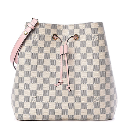 Louis Vuitton Damier Azur Neonoe MM Eau De Rose 1 of 9