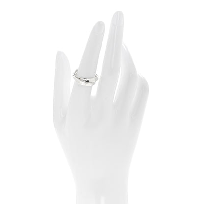 Tiffany Sterling Silver 1837 Interlocking Circles Ring 52 6 2 of 5