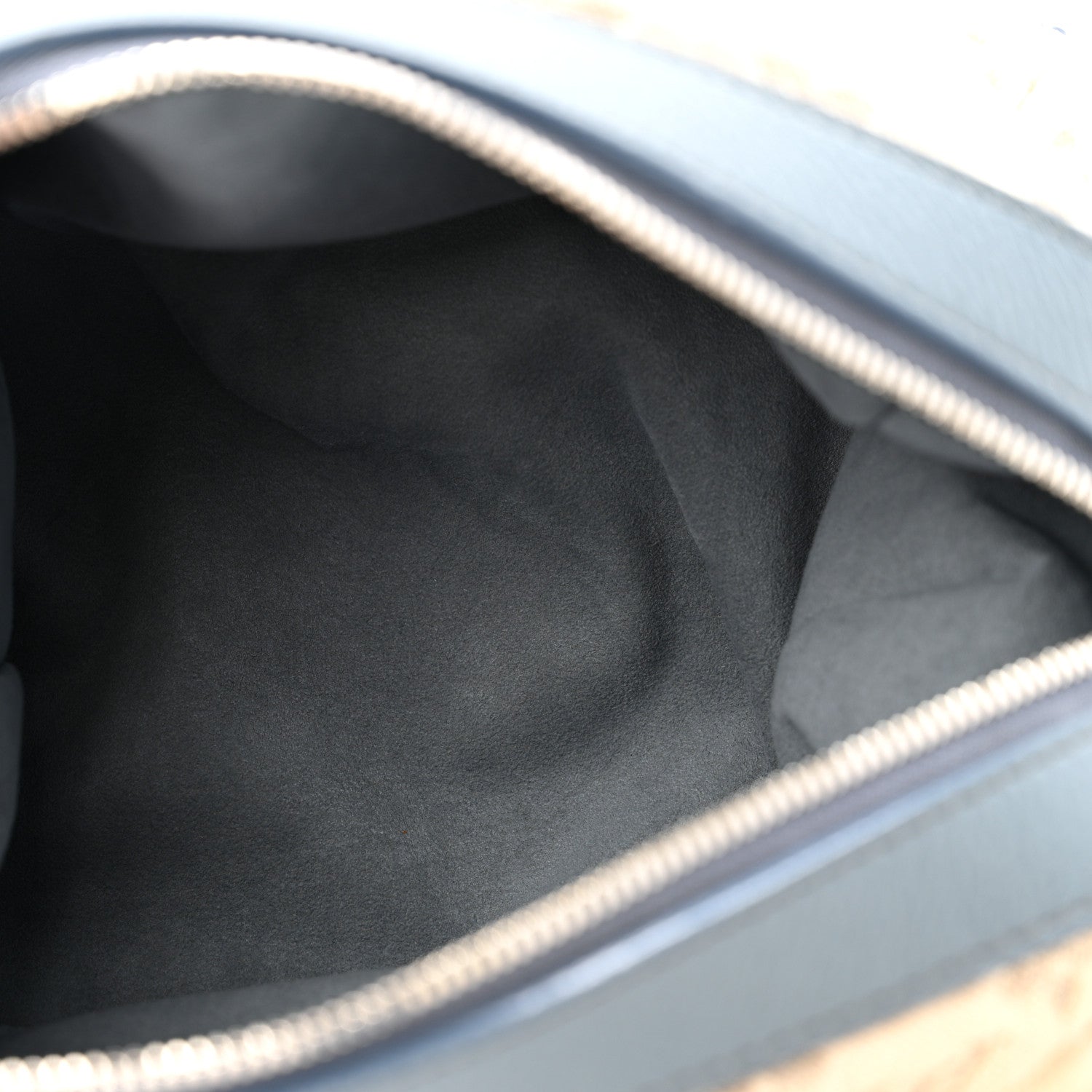 Louis Vuitton Monogram Denim Pochette Round Blue 1843887