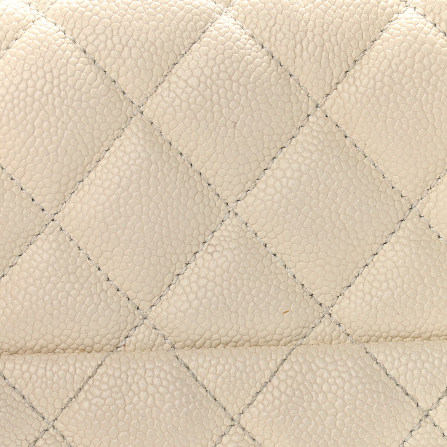 Chanel Caviar Quilted Jumbo Easy Flap Dark White 12 of 13