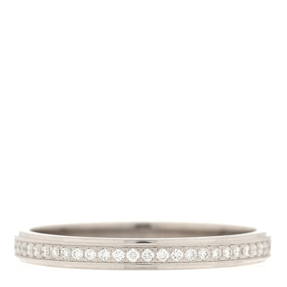 Cartier Platinum Diamond 2.3mm D'Amour Wedding Band Ring 51 5.75 3 of 5