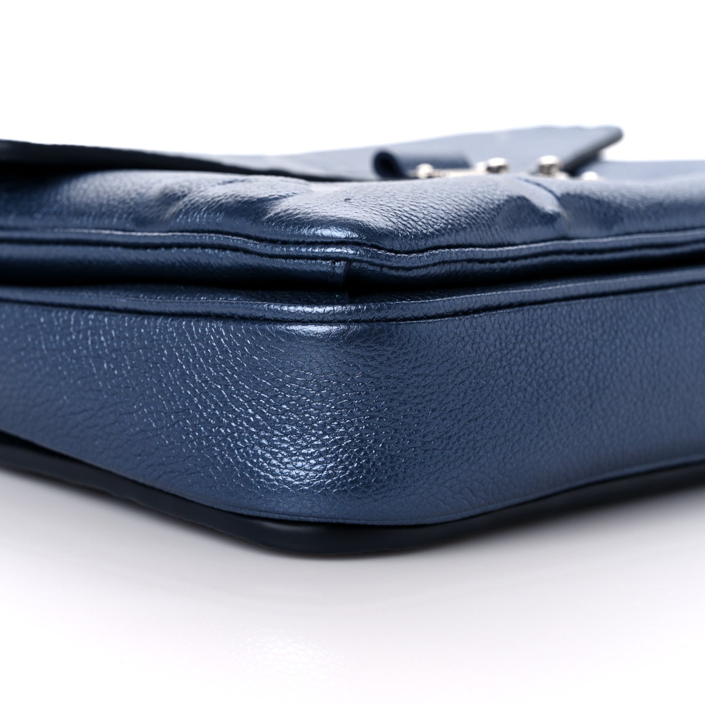 Metallic Empreinte Monogram Giant Pochette Metis Navy Nacre