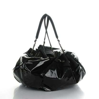 Chanel Vinyl Large Stretch Spirit Cabas Black 3 of 7