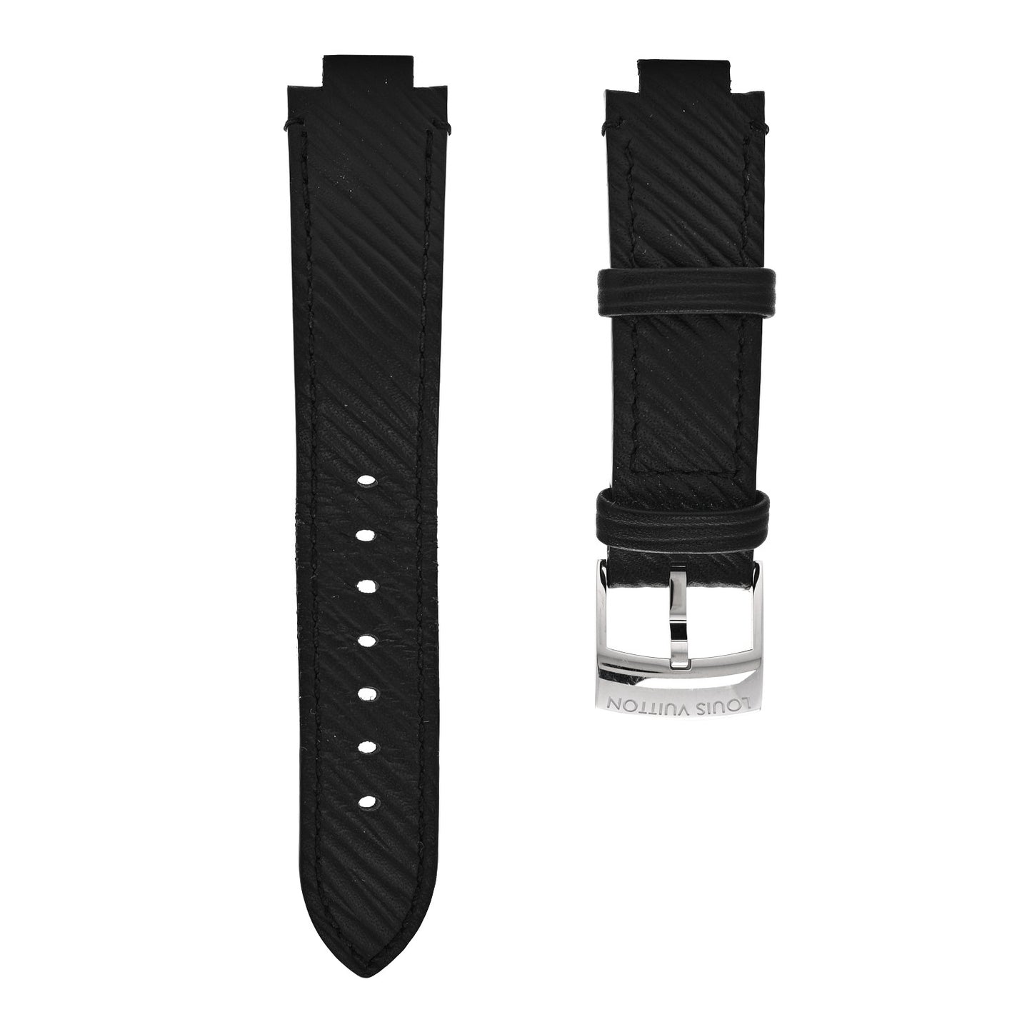 Stainless Steel Monogram Diamond 33mm Tambour Slim Quartz Watch
