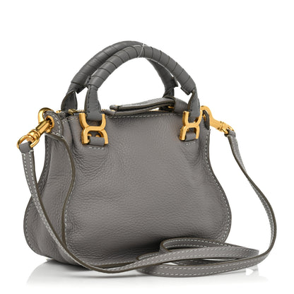 Chloe Calfskin Mini Marcie Satchel Cashmere Grey 3 of 9
