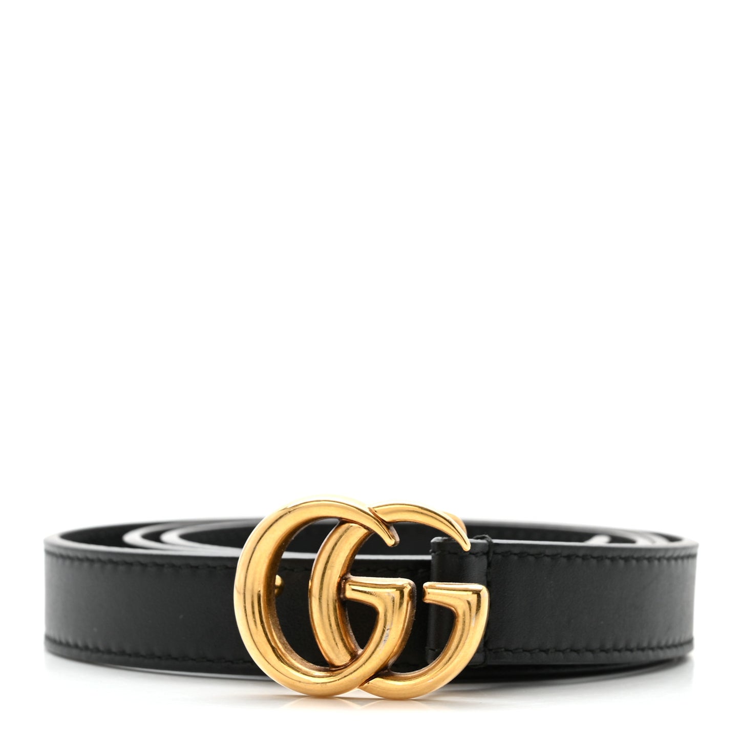 Calfskin Double G 20mm Belt 85 34 Black