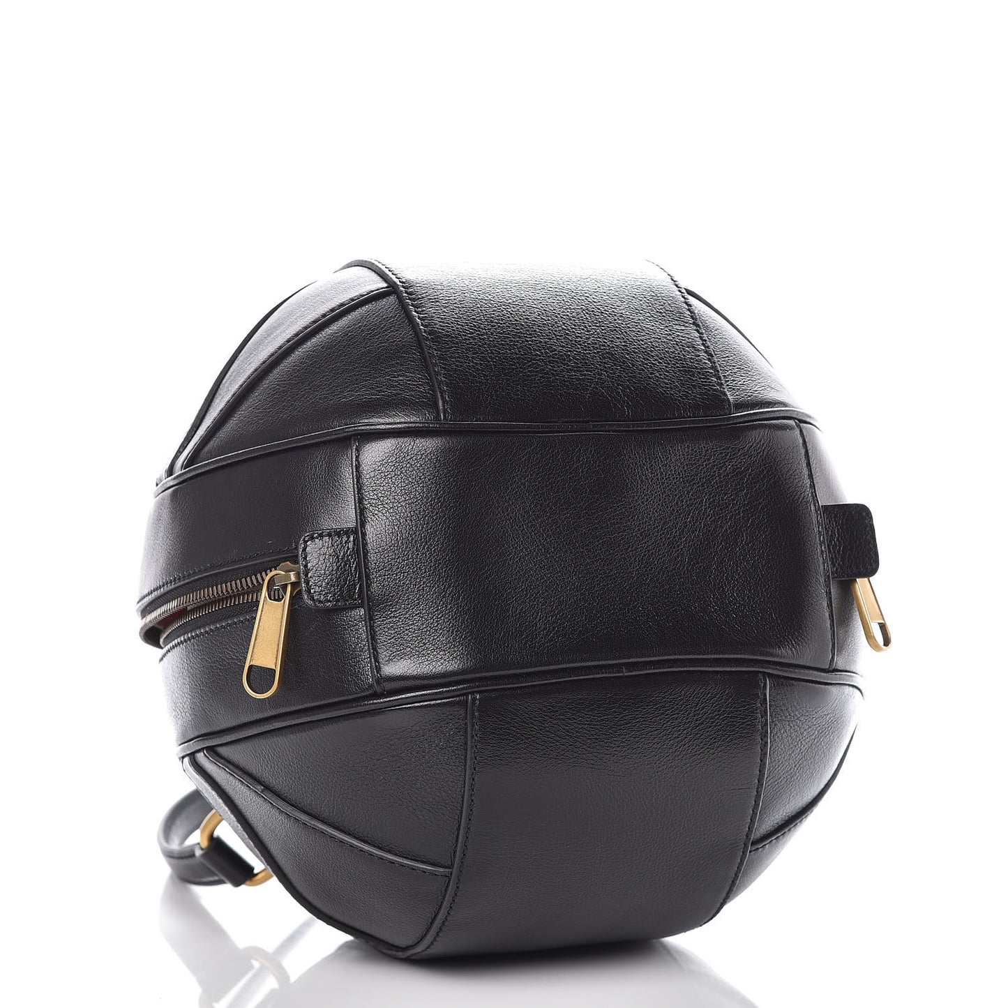 Piuma Lux Energy Tifosa Basketball Shaped Shoulder Bag Black
