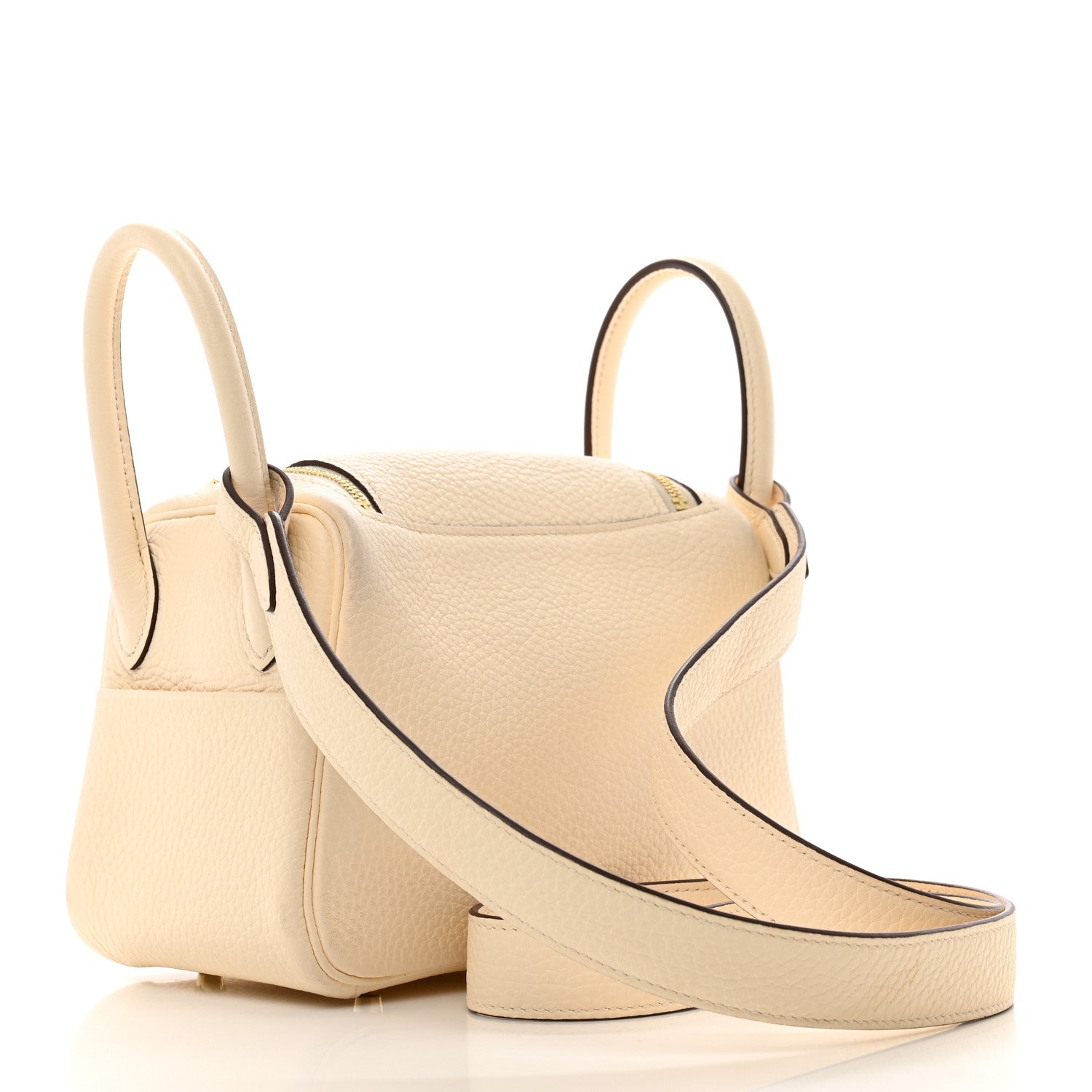 Hermes Taurillon Clemence Mini Lindy 20 Nata 3 of 11