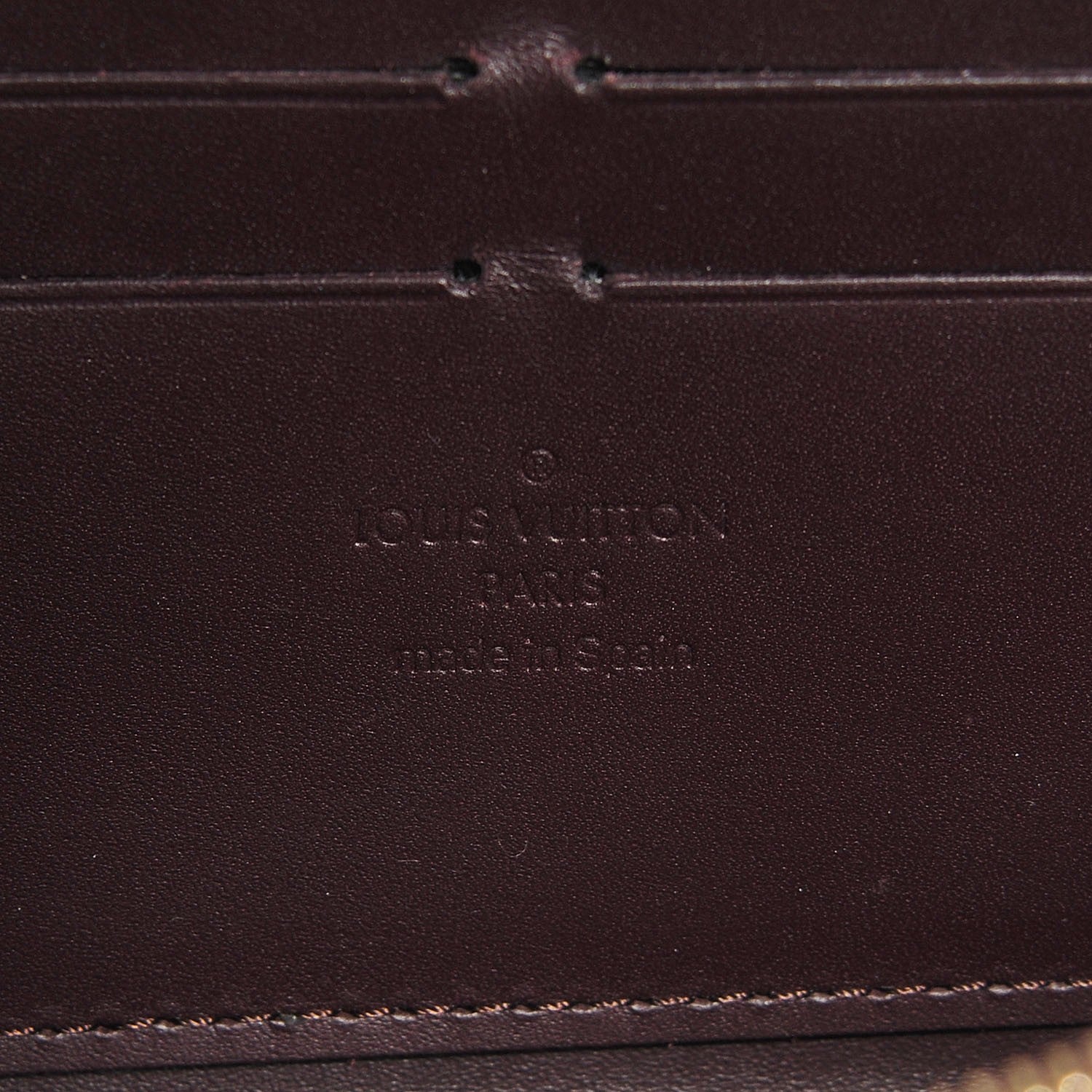 Louis Vuitton Vernis Zippy Wallet Amarante 6 of 7