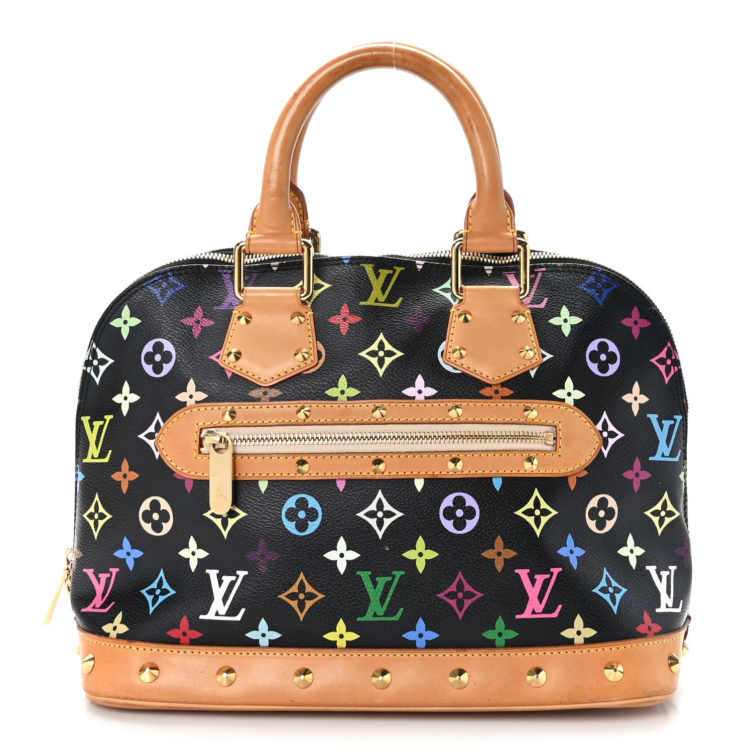 Louis Vuitton Monogram Multicolor Alma Black 1 of 12