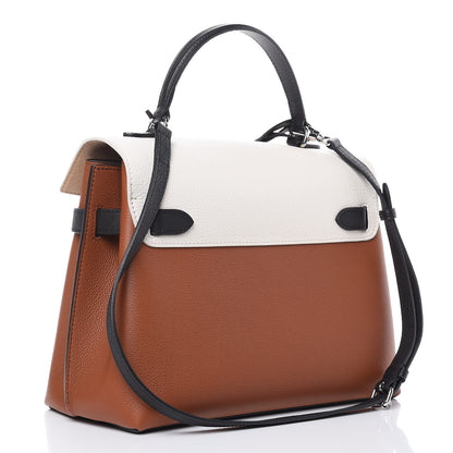 Louis Vuitton Soft Calfskin Lockme Ever Caramel Creme Black 3 of 8