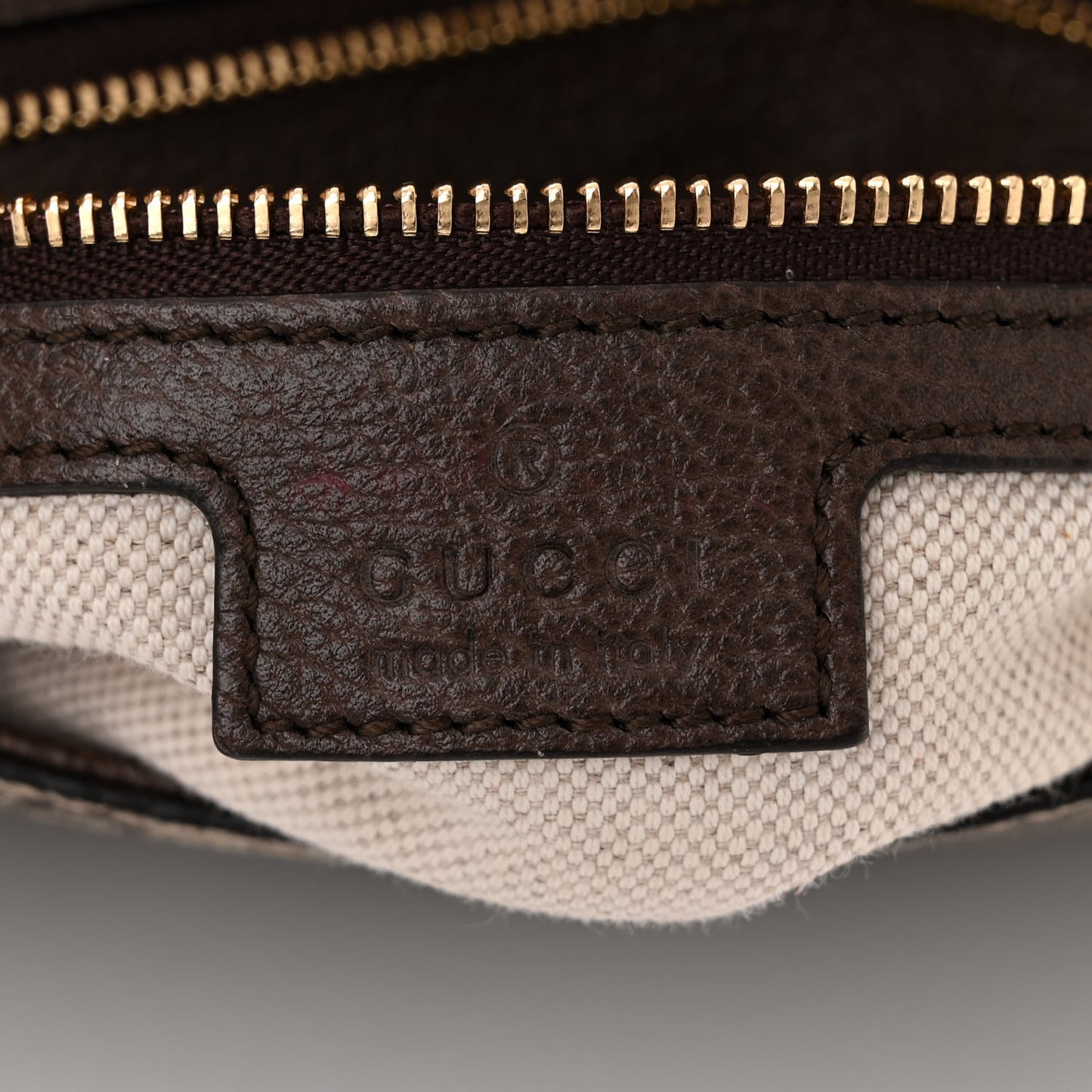 GG Supreme Monogram Textured Dollar Calfskin Blondie Chain Shoulder Flap Bag Beige Ebony New Acero