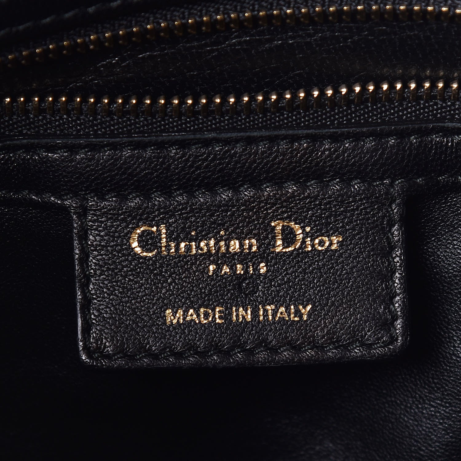 Christian Dior Lambskin Medium Libertine Hobo Black 8 of 10