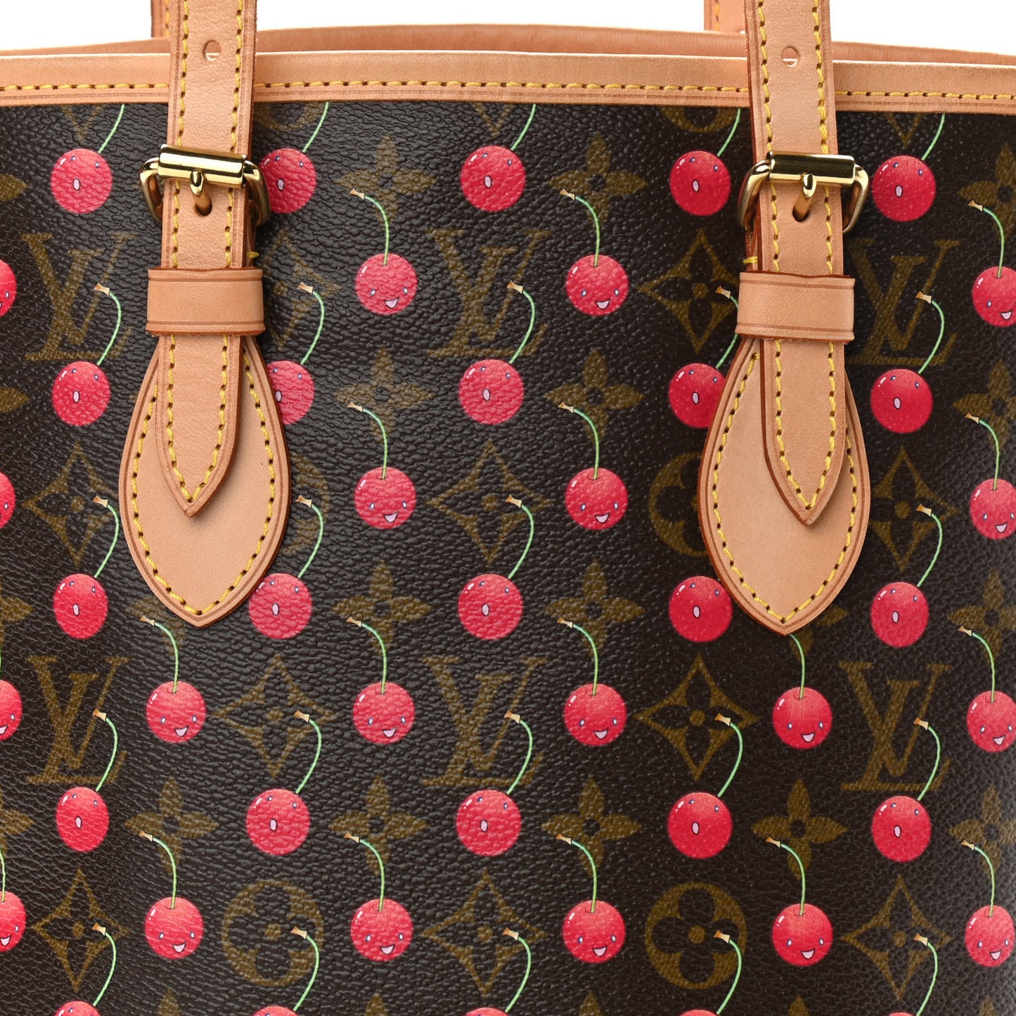 Monogram Cerises Bucket Bag