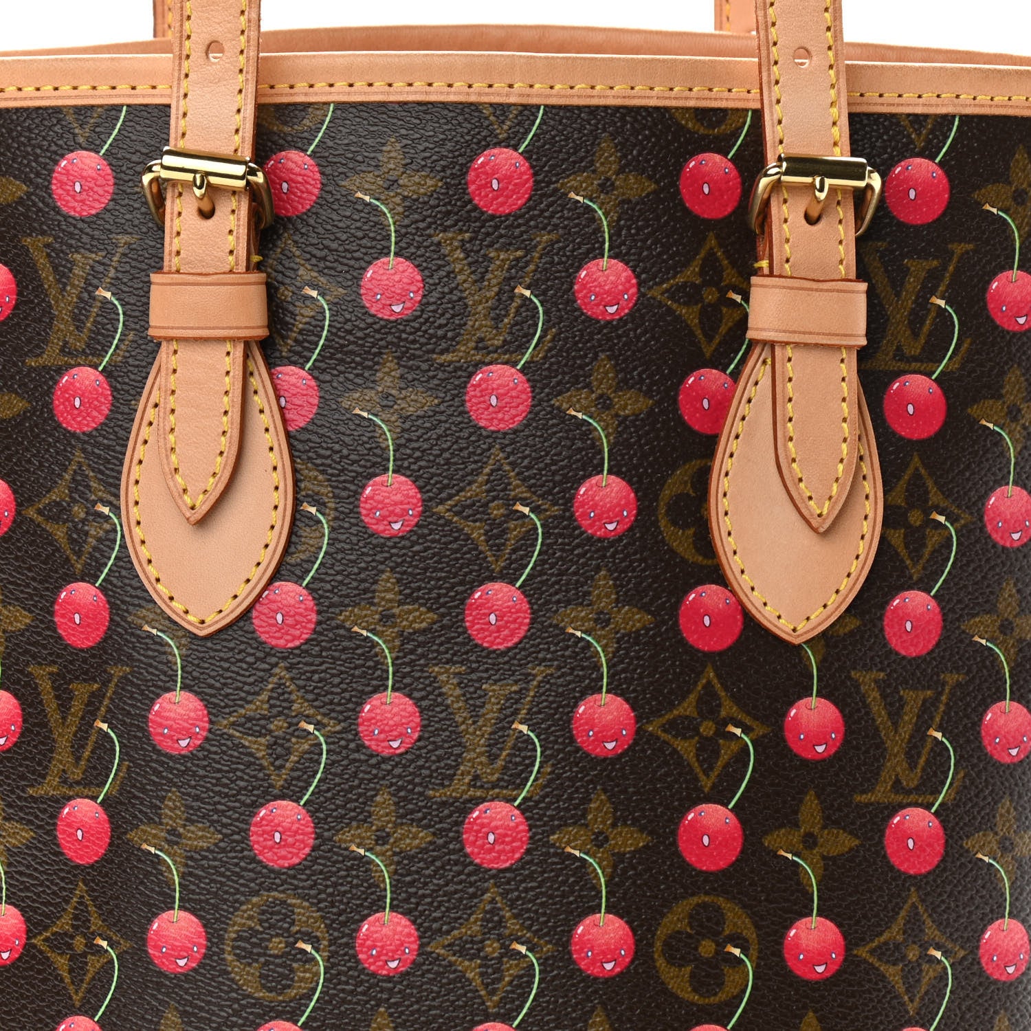 Louis Vuitton Monogram Cerises Bucket Bag 8 of 12