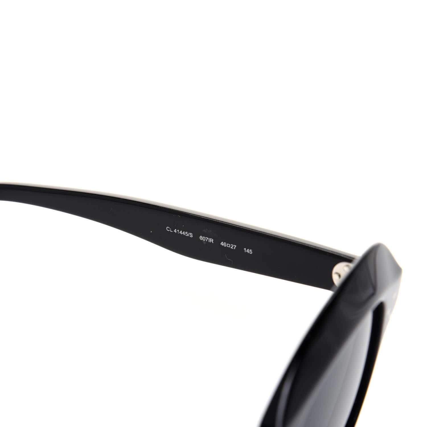 Celine Acetate Lola Sunglasses CL 41445/S Black 5 of 8
