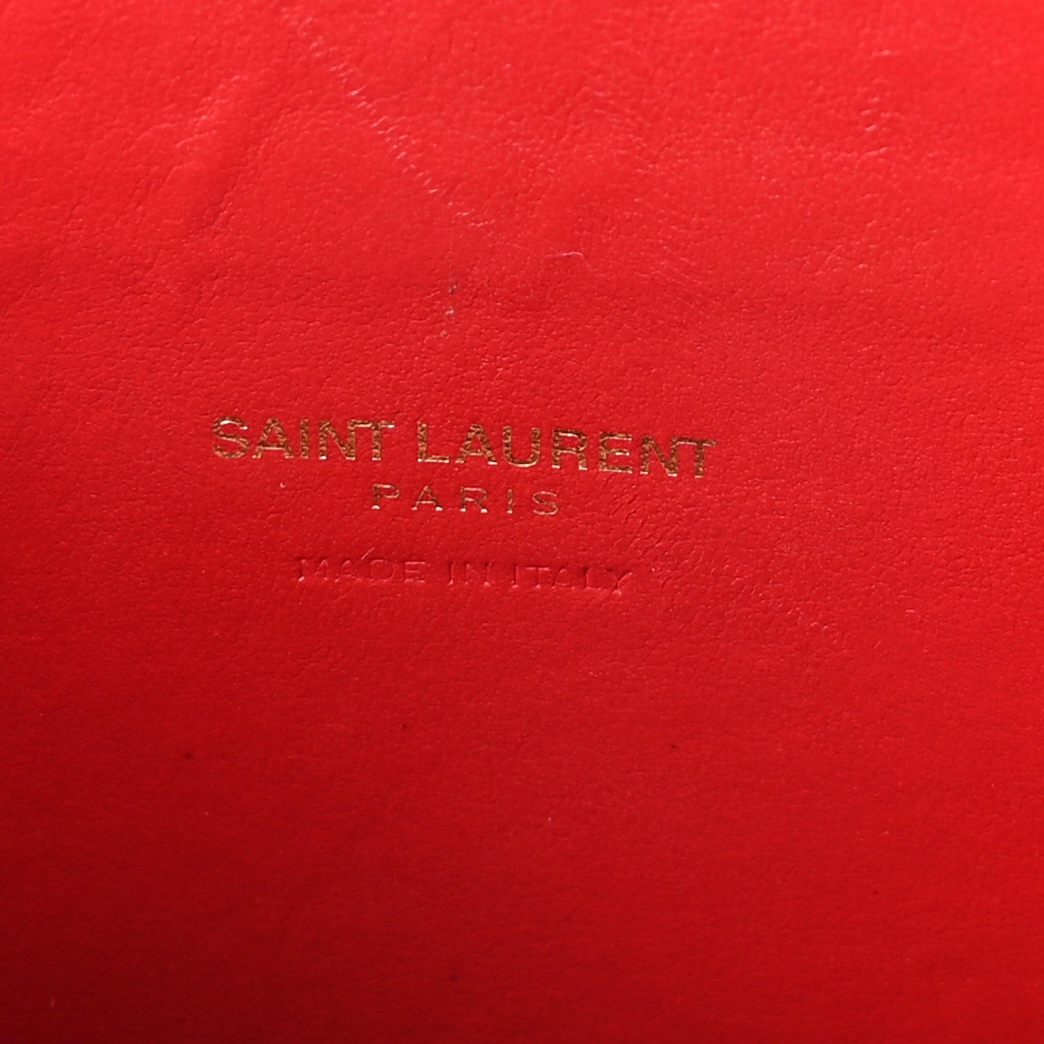 Saint Laurent Calfskin Crocodile Embossed Baby Sac de Jour Eros Red 6 of 9