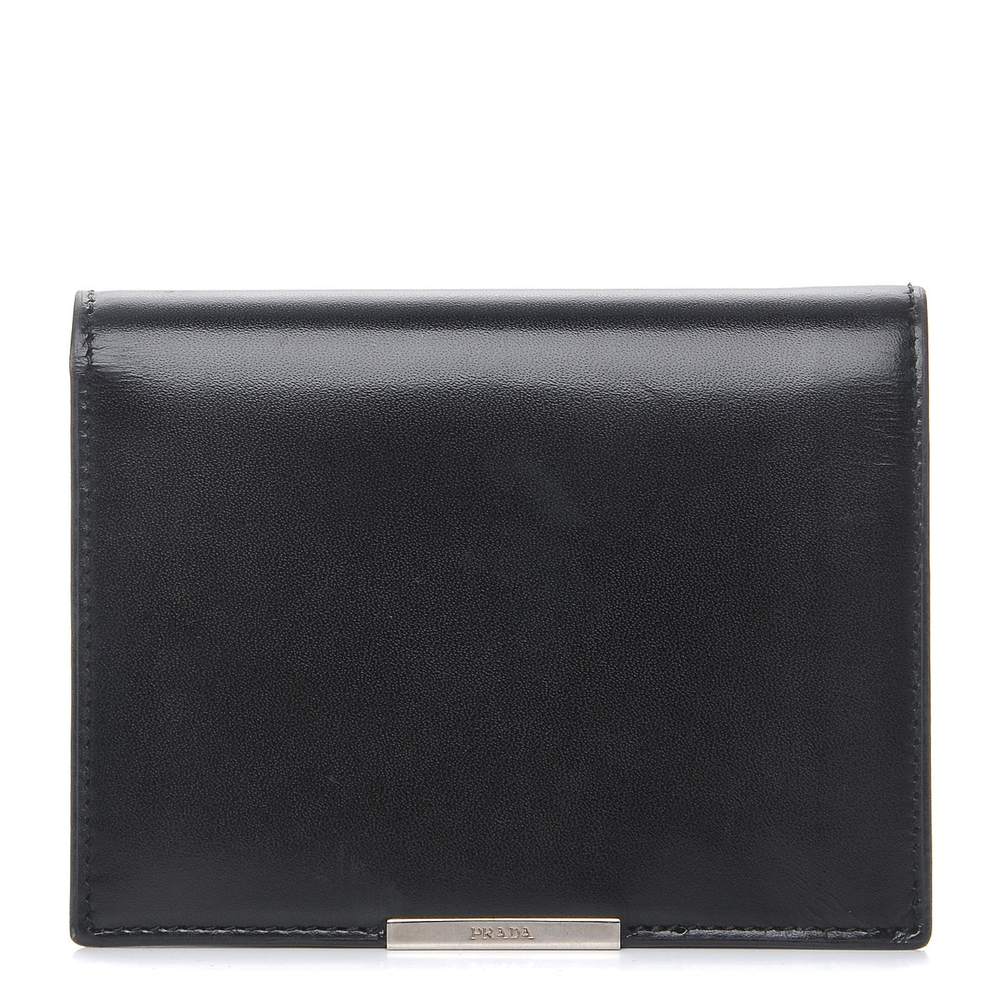 Box Calfskin Bi-Fold Wallet Black