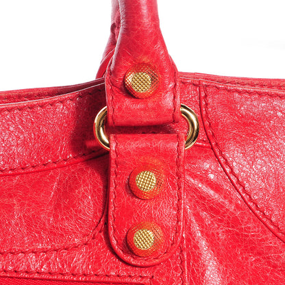 Balenciaga Agneau Giant 12 Gold Hardware Velo Rouge Cardinal 8 of 15