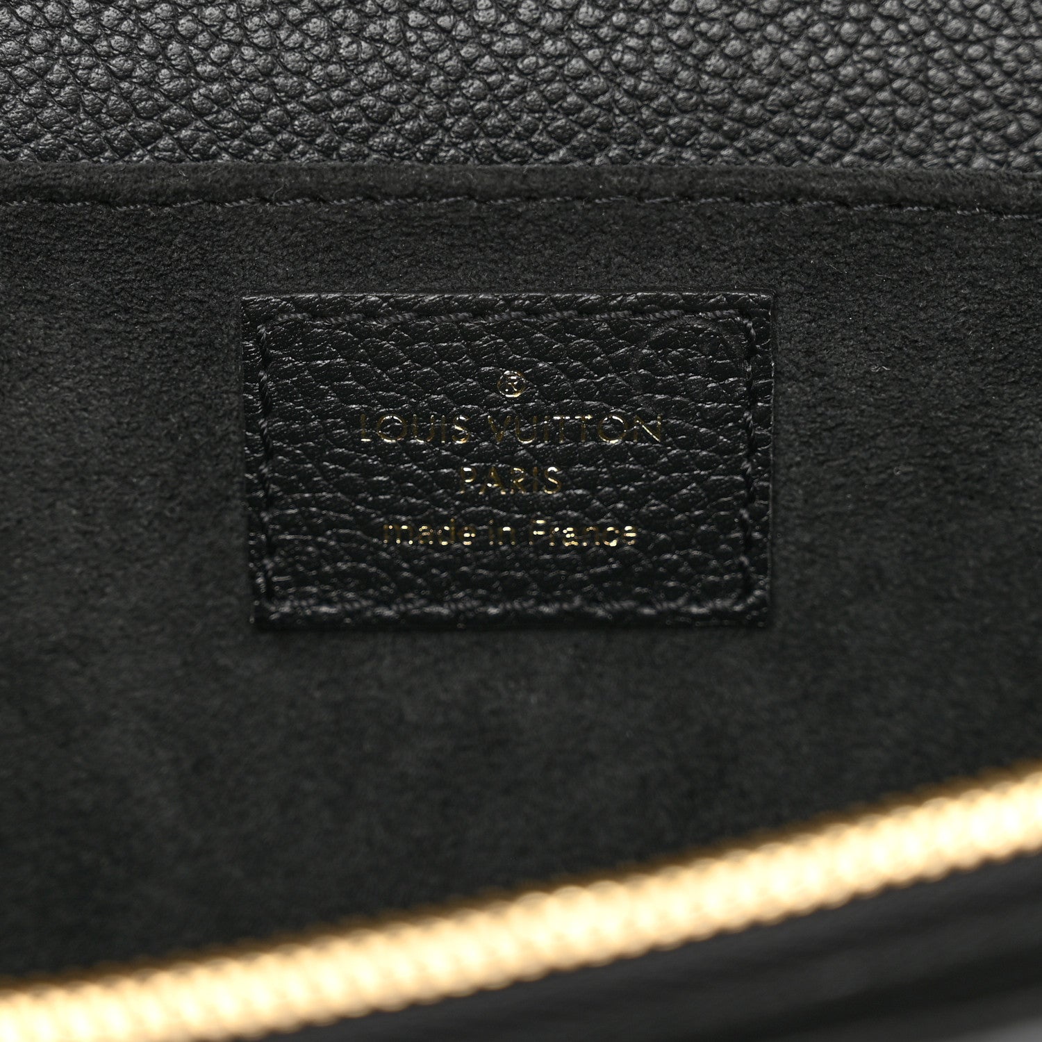 Louis Vuitton Empreinte Monogram Giant Pochette Metis East West Black Beige 7 of 9