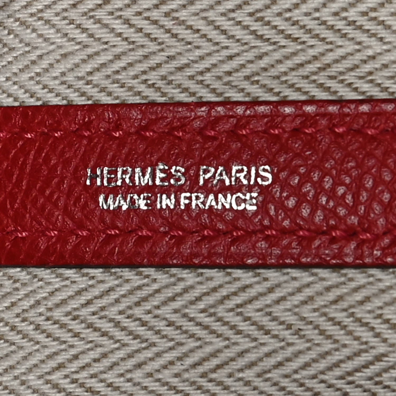 Hermes Epsom Garden Party 30 TPM Rouge Casaque 6 of 12