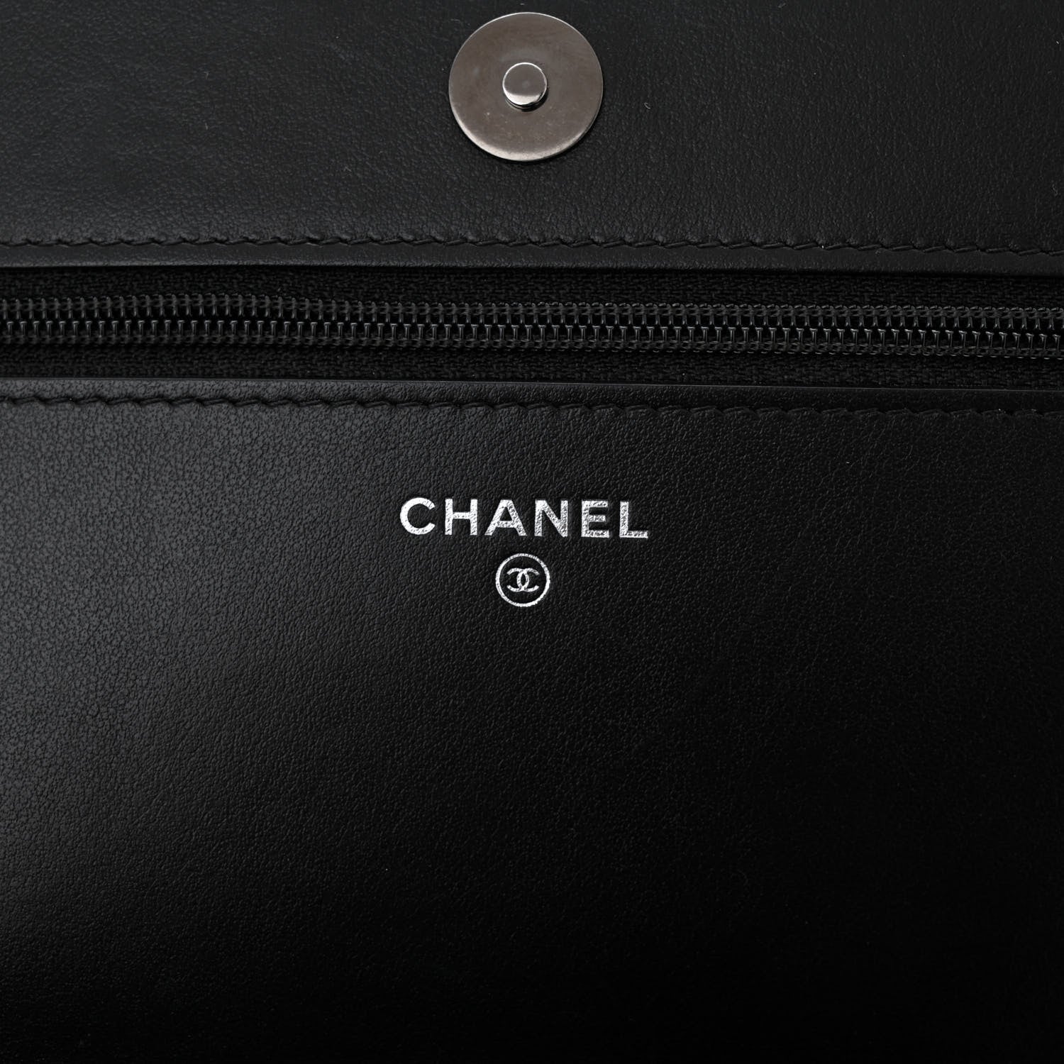 Chanel Caviar Quilted Boy Wallet On Chain WOC Black 6 of 11