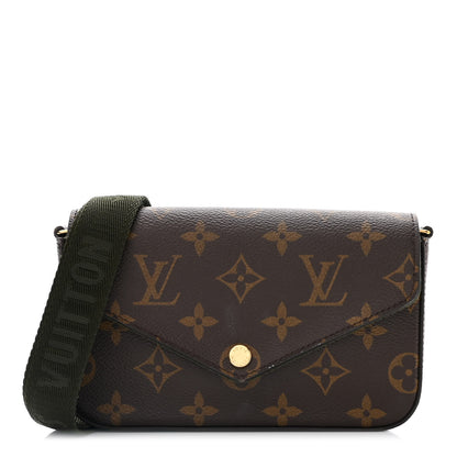 Louis Vuitton Monogram Felicie Strap & Go Kaki 1 of 12