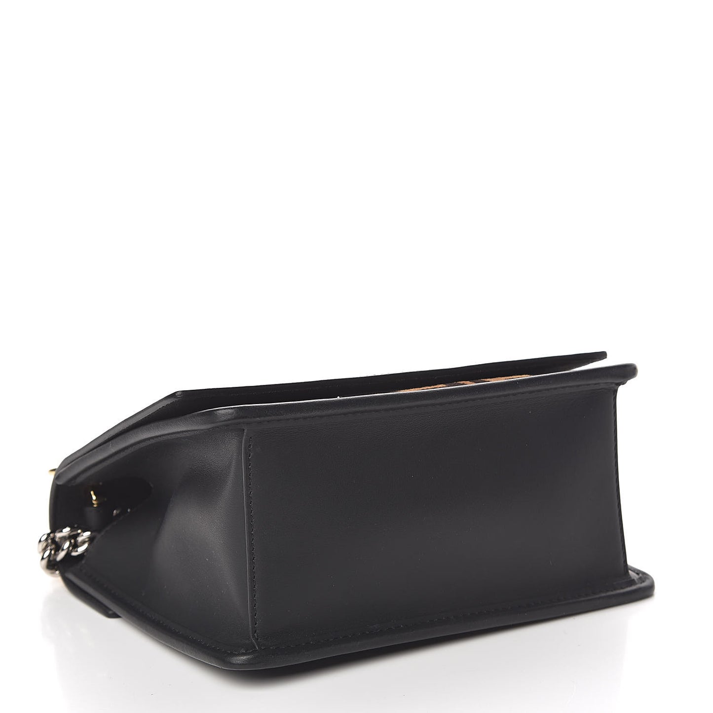 Vitello Century Velvet F is Fendi FF Small Kan I Shoulder Bag Black Tobacco