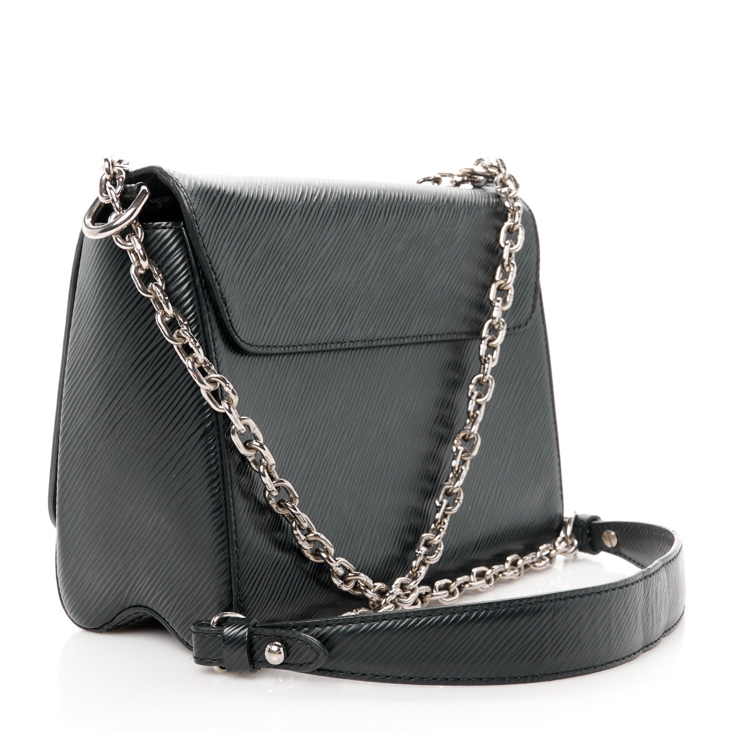 Louis Vuitton Epi Twist Shoulder Bag MM Black 3 of 11