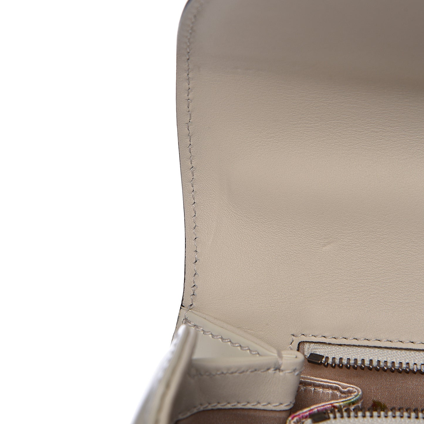 Calfskin Plexiglass Medium Classic 2 Top Handle Bag White