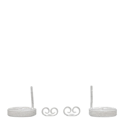 Gucci Sterling Silver Interlocking G Stud Earrings 3 of 4