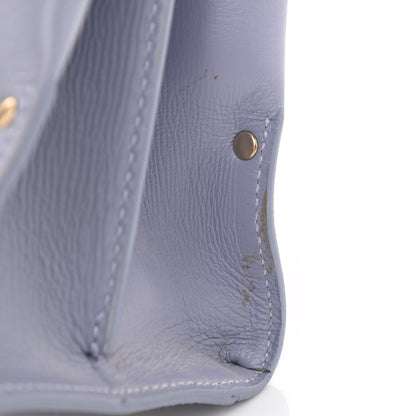 Salvatore Ferragamo Calfskin Gancini 2-Way Top Handle Bag Light Purple 9 of 14