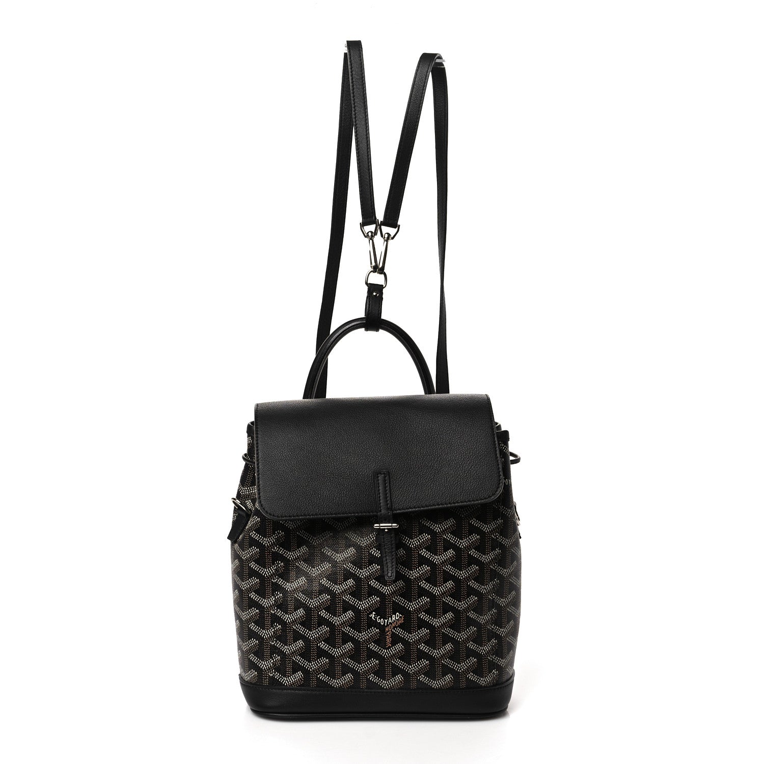 Goyard Goyardine Calfskin Mini Alpin Backpack Black 1 of 7