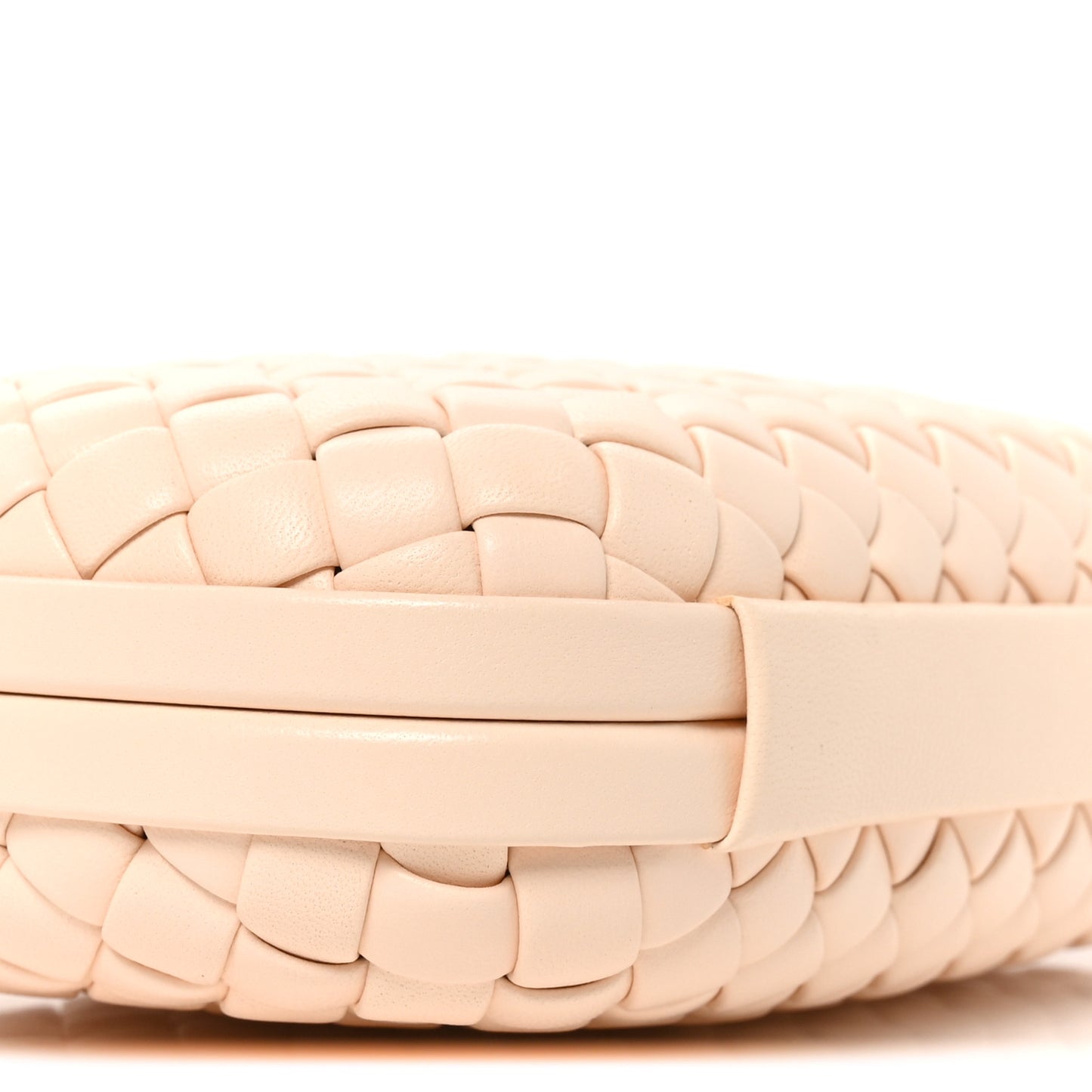 Nappa Intrecciato Minaudiere Knot Clutch Lotus